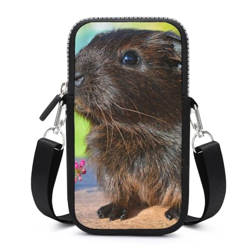 Pochette téléphone cochon d'inde idéale pour vos balades en ville