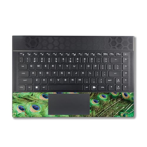 Image of MightySkins Skin Compatible with Alienware X14 R2 (2023) Full Wrap Kit - Peacock Pattern | Protective, Durable, and Unique Vinyl Decal wrap Cover | Easy to Apply & Change Styles | Made in The USA