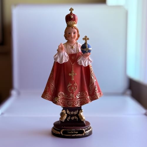 Niño de Praga Estatua de Resina 12 pulgadas miniatura 3