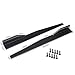 Aishun Dtouch Side Skirts Fits Universal Vehicles Carbon Fiber Modified 860mm Exterior Side Bottom Line Extensions Splitter Lip Car Diffusers