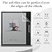 HUADU eBook Reader Screen Protector Compatible for Onyx Boox Go Color 7 Inch/Boox Leaf2/Leaf3, PET Screen Protective Film Anti Scratch High Definition and Soft Clear TPU Protective Case