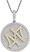 XMcKJ Accessoires Tendance， Pendentif Masculin à Hip-houblon Masculin avec 44 Plateau tournants rotatifs et Zircon incrusté de Bijoux Hip hop Hip hop