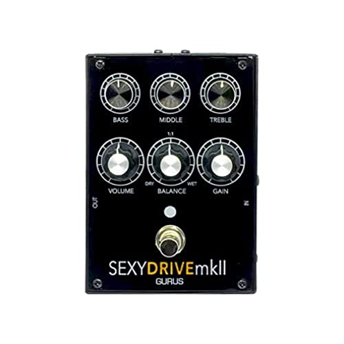 Foxgear – SEXYDRIVE MKII – GURUS – Pédale d’overdrive pour guitare - Les Beatles, Paul McCartney, John Lennon, RIngo Starr, George Harrison Foxgear - SEXYDRIVE MKII - GURUS - Pédale d'overdrive pour guitare