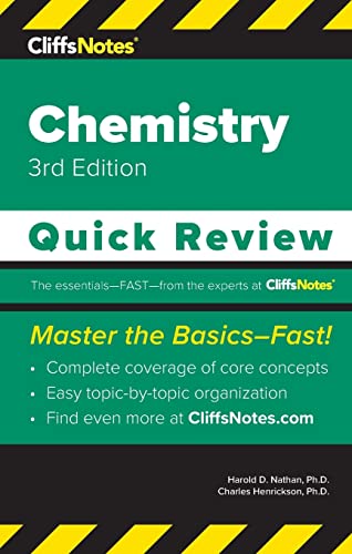 CliffsNotes Chemistry: Quick Review