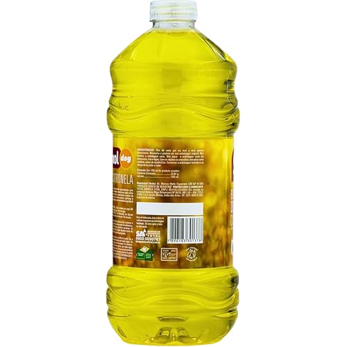 Sanol Dog Eliminador De Odores Para Cães E Gatos Citronela 2 Litros Amarelo