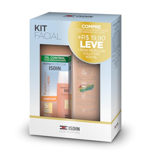 Pack Fusion Water Color - cor Média 50ml + Micellar 400ml