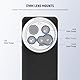 NEEWER 15 Ultra Case, Robuste Handyhülle kompatibel mit Xiaomi 15 Ultra Schweres TPU+PC Kunstleder Design mit 17mm Objektivanschlüssen & 67mm Filteradapter, Drahtloses Laden, PA101 Schwarz + Silber