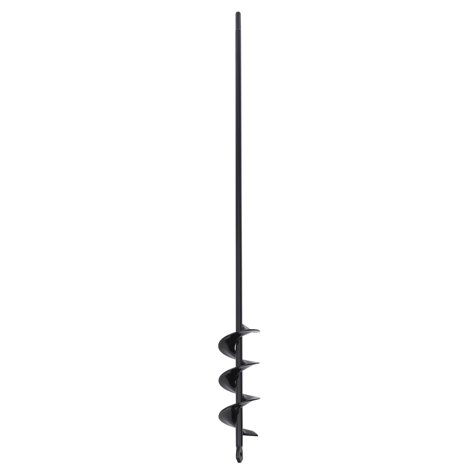 Garden Hole Digger Auger, 5*60cm Garden Augers Drill Bit, Auger Drills Bit Set with Hex Drive, Gardens Post Hole Digger, Carbon Steel Extended Spiral Augers Drill Bits, for Planting Bulbs Seedlings