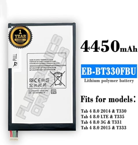 Image of EB-BT330FBU Battery for Samsung Galaxy Tab 4 8.0 T330 T331 T331C T335 SM-T330 SM-T331 SM-T335 Battery with 1 Year Warranty**** (P141)