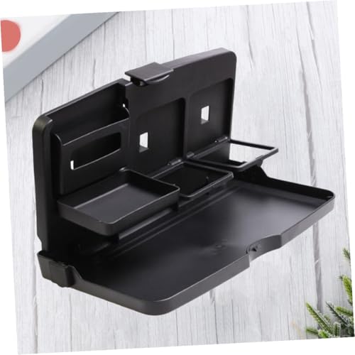 Portavasos plegable multifuncional para auto negro miniatura 4