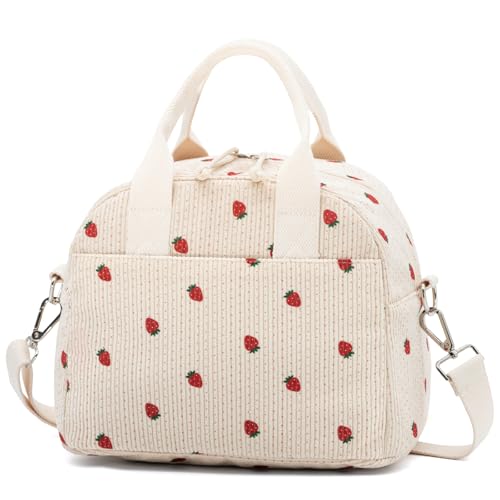 Image of LOVELYWIND Lunch Box for Women Cute Lunch Bags for Women Lunch Tote Bags Reusable Insulated Lunch Box Large Capacity Reusable Insulated Cooler for Work or Travel Gifts or Beach