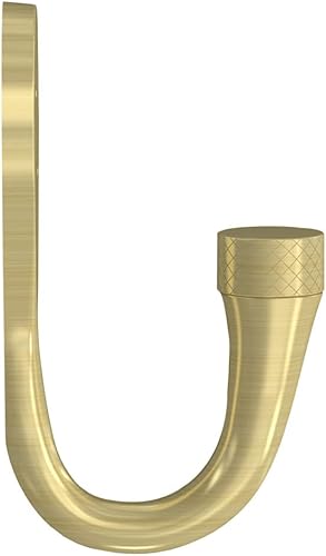 Miniatura 3 de National Hardware N337-911 Powell Gancho moleteado, 2-58", oro cepillado