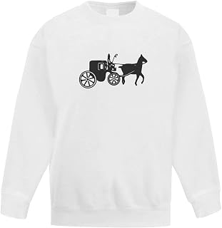 Azeeda 'Fancy Carriage' Kid's Sweatshirt/Jumper (14-15 Years) (KW00035850)