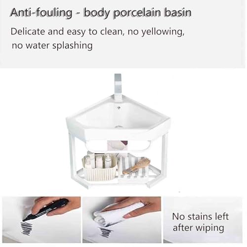 Lave main gain de place pour optimiser les petits WC et salles de bain - 5