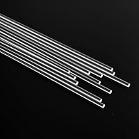 12 Stück Acrylstäbe 3mm x 300mm 12 Stück transparente Kunststoffstäbe für Basteln Modellbau DIY Lichtführung Dekoration Display Handwerk klare PMMA Acryl Rundstäbe