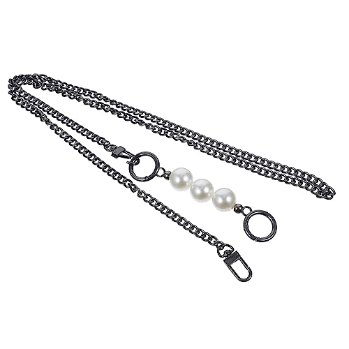 Gatuida Sac à Main Perles Imitation Extensible pour Sacs Bandoulière Accessoire Réutilisable pour Relooking de Couleur Gun