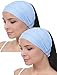 Produktbild Deresina Elastisches dehnbares Stirnband, Haarband für Haarausfall (Maya Blue)