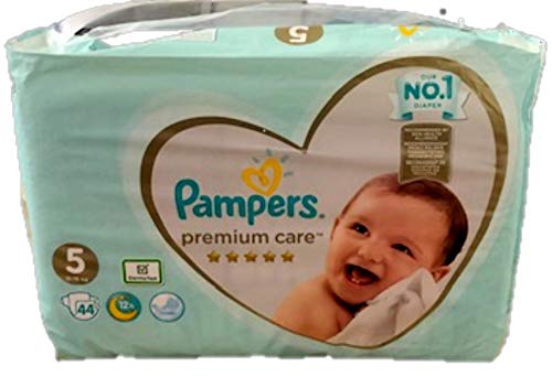Pampers Premium Care Pannolini, Taglia 5, 11 - 18 Kg, 1 Pacco (1 X 44 Pezzi)