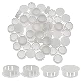 Photo Gallery suiwotin 60 tappi da 25 mm, bianchi, in plastica, con foro a scatto, per recinzioni per mobili, tappi terminali (bianco) Photo Gallery suiwotin 60 tappi da 25 mm, bianchi, in plastica, con foro a scatto, per recinzioni per mobili, tappi terminali (bianco)