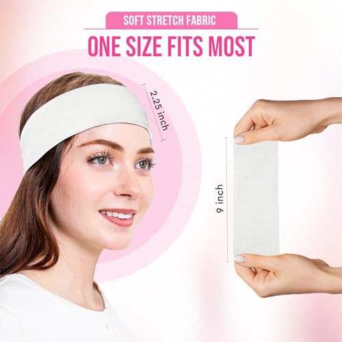 Styla Hair Headbands for Women Stretch Fashion Head Bands 10 Pack Non-Slip Head Wraps Great for Spa, Sports, Yoga, Pilates, Running, Gym Headband, Workouts (Variety)