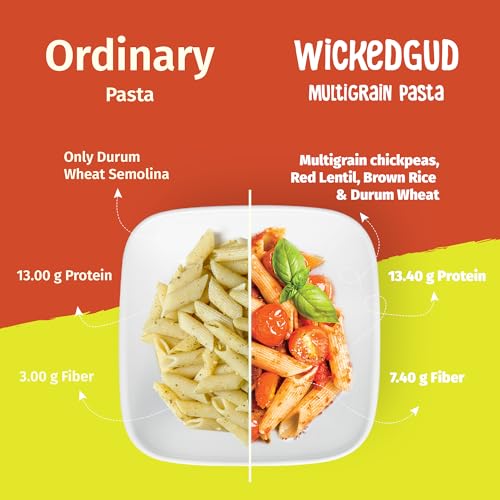 Image of WickedGud Penne Pasta Semolina Wheat 400gm (Pack of 2)