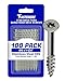 #8 x 1-1/4" Bugle Head Deck Screws, Star Drive, Stainless Steel 305, Partial Thread, Bright Finish, Type 17 Point, Quantity 100 by Fastenere