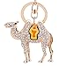 JewelBeauty Camel Keychain Crystal Rhinestone Bag Charm Handbag Pendant Keyring Keys Organizer Birthday Gift