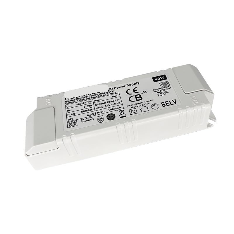 PXNQMTJM Drive 40W Indoor 24-42V Constant Current LED Driver Power Supply 1000mA Panel lamp Downlight LED Driver