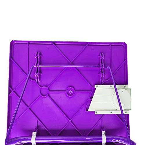 Image of SAI PRASEEDA Adjustable Table Mate - Multi Purpose Laptop & Kids Study Table - Purple Color (Metal)