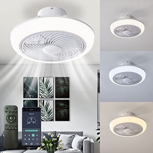 POWROL Ceiling Fan with Lights 18