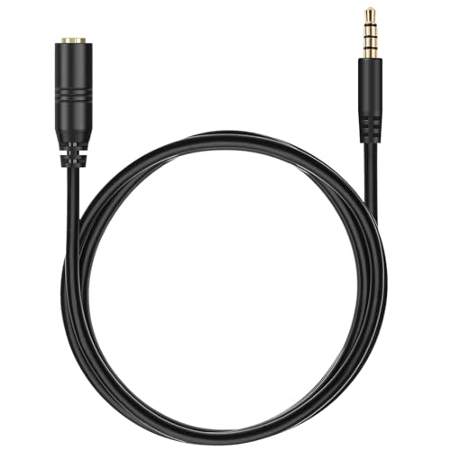 Headphone Extension Cable 3.5mm TRRS Male to TRRS Female Stereo A...