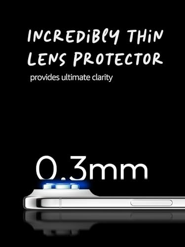 Image of Lensarmor Compatible with iPhone Air Camera Lens Protector Cloud White (2-Pack) - 9H Tempered Glass, Military-Grade Anti-Scratch, Slim & Case-Friendly, Easy Install Frame