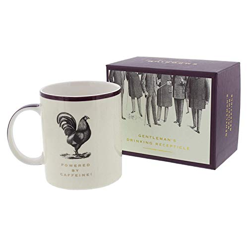 Emporium Collectie China Mok Gift Set - Aangedreven door Café - Gentleman's Drinking Recepticle