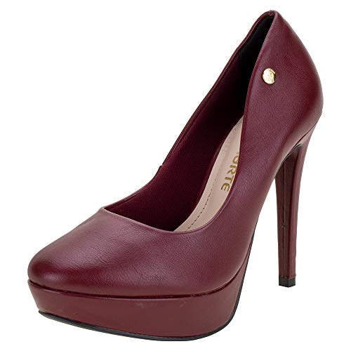 Sapato Feminino Salto Alto Via Marte - 20905 VINHO