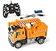 Carson 1:50 Nano City Kranwagen 2.4GHz - Ferngesteuertes Auto, RC Fahrzeug, Fahrzeit 40 Min, Spielzeug für Kinder, Baufahrzeug, Remote Control Car