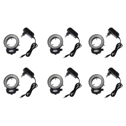 Lampe a anneau de miniscope a del LED pour eliminer les ombres et reflets 6X