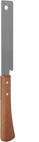 Fafeicy Sierra de corte empotrada, sierra de mano pequeña, mango de madera, herramienta de corte a ras de carpintería precisa para el hogar, para