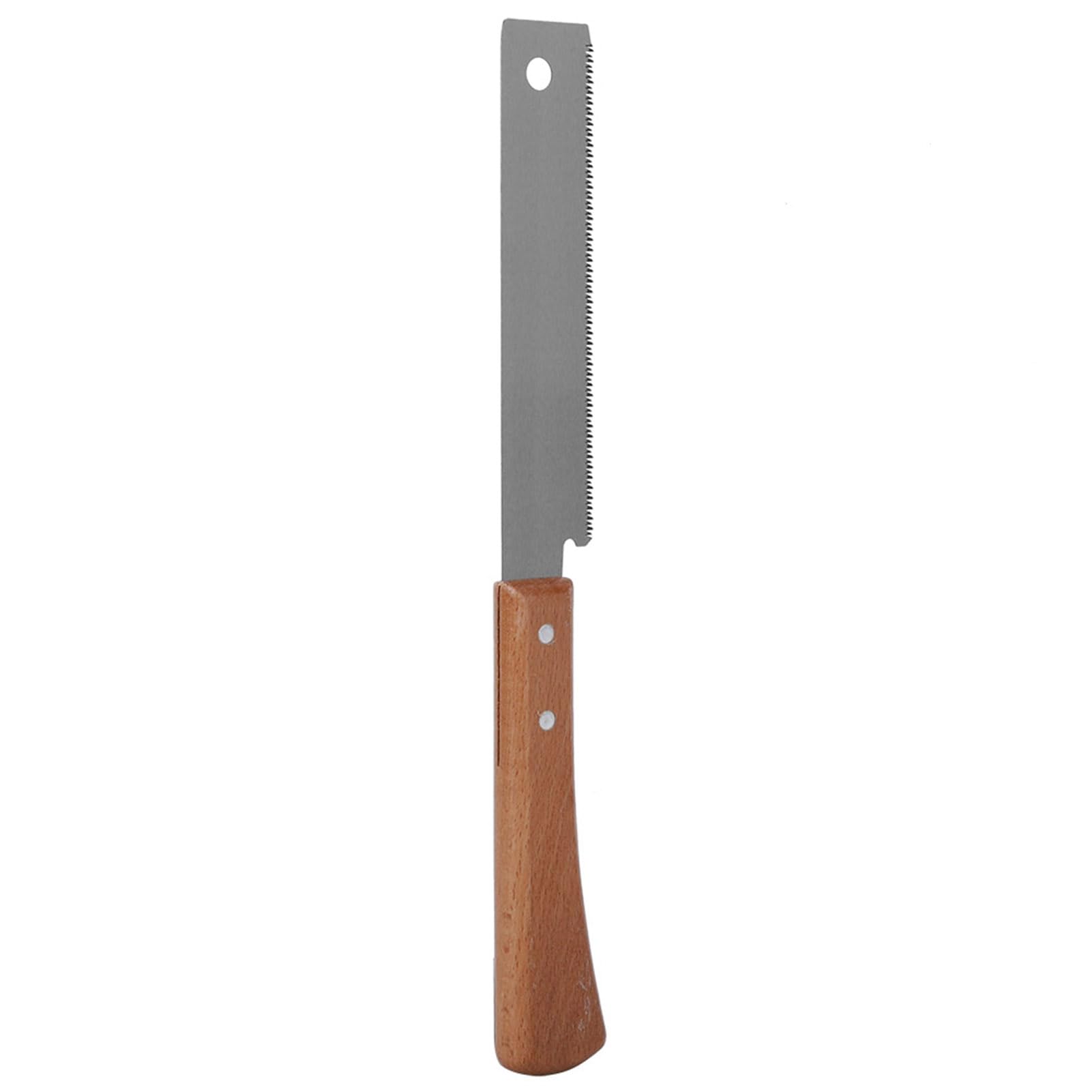 FTVOGUE Sierra de Mano Pequeña con de Madera, Herramienta de Corte Al Ras de 12 Pulgadas, Acero con Alto Contenido de Carbono SK5 para Carpintería Fina, Poda de Jardín y Proyectos de