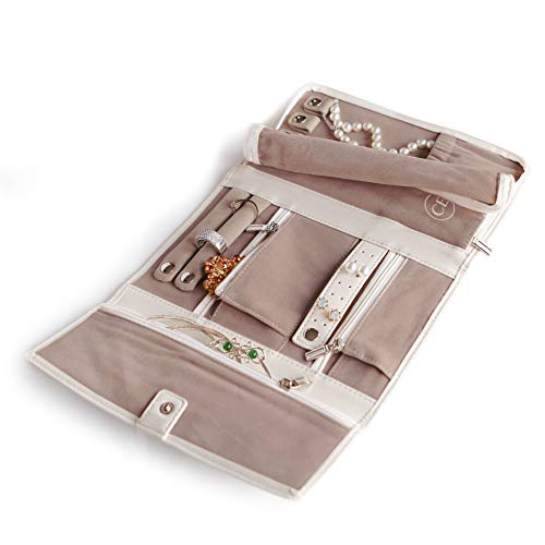 Case Elegance Vegan Leather Travel Jewelry Case - Jewelry Organizer [Petite] #TOP5