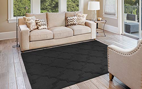 Tapete Garland Rug Quatro Negro 213 x 152 cm miniatura 2