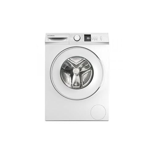 Lavadora Hyundai Hyl810db Capacidad Máxima 8 Kg - 1400 Rpm - Protección Antidesbordamiento - 15 Programas - Eficiencia De Lavado A