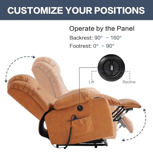 Sillón Eléctrico Levantapersonas Piel Reclíble miniatura 4
