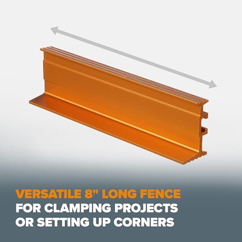 Image of BORA Bench Dog Hole Clamp Stop - 8 in Fence with Quick Pegs