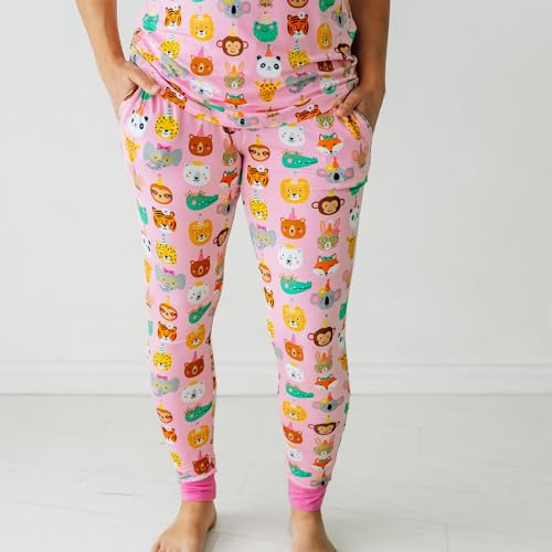 Image of Little Sleepies Women's Pajama Bottoms, Jogger-Style Comfy PJ Pants, Viscose from Bamboo Pajamas, Family Matching Outfits