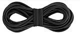 NUTKIT Cuerda Elástica 6mm * 10m, Cuerda de Goma Elastica, Negro Cuerdas Tensora, Cuerdas Expansora para Remolque, Lona, Pulseras, Pulpos, Toldos, etc.