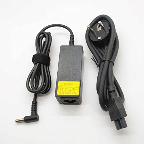 PIEZAS PORTATILES.COM Reemplazo de Cargador Adaptador Compatible HP Envy Pavilion TouchSmart 11 13 14 15;Chromebook 11; Pavilion Split x360 x2 740015 001 845611 001 19.5V 2.31a Punta 4.5mm*3.0mm 45w
