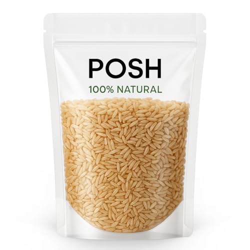 Arroz integral de grano natural, 5 kg, sin pulir, listo para cocinar, rico en fibra para platos calientes