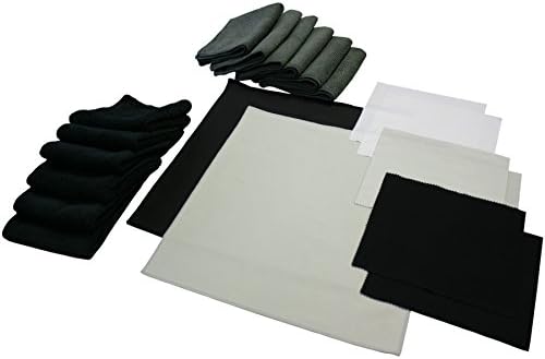 The Rag Company - Professional Microfiber Firearm/Gun/Reel Cleaning & Maintenance Kit - Huge Assortment of Hunting & Fishing Equipment Towels & Cloths (20-Piece)