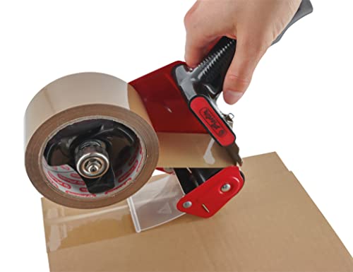 Herlitz 8842700 Packbandabroller für Grossrollen Ind. Abrisse (1, nur Abroller)