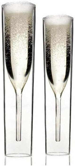 Champagne Glass Wall Glasses Flutes Goblet Bubble Wine Cocktail Wedding Party Cup